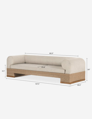 Catalina Outdoor Sofa : Natural