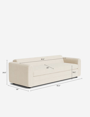 Eleanor Sofa : Caramel Vintage Velvet