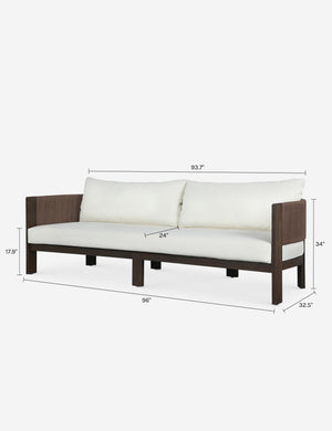 Ellsworth Outdoor Sofa : Brown