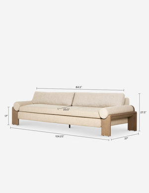Giorgio Outdoor Sofa : Natural Basketweave
