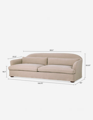 Karissa Slipcover Sofa by Amber Lewis x Four Hands : Cafe