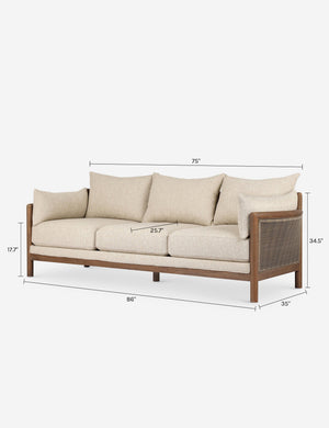 Layholm Outdoor Sofa : Beige