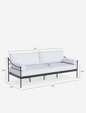 Leni Outdoor Sofa : Oat Sunbrella Play