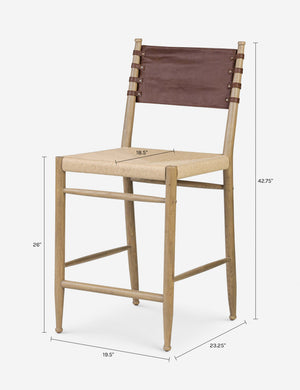 Brielle Counter Stool by Amber Lewis x Four Hands : Dune