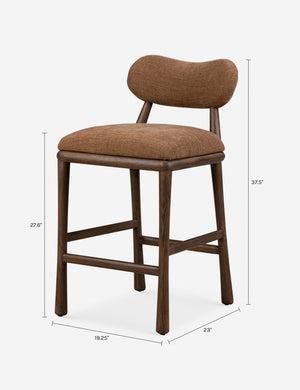 Juna Counter Stool by Amber Lewis x Four Hands : Ochre