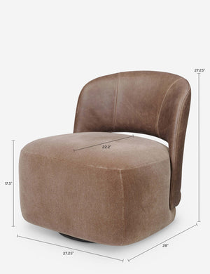 Baringer Swivel Chair : Natural