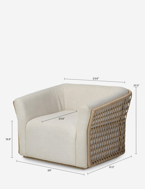 Vita Outdoor Swivel Chair