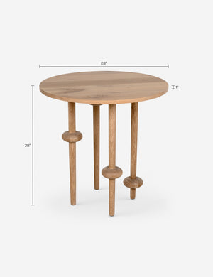 Bancroft Round Side Table : Black
