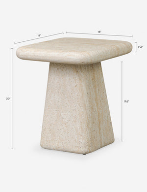 Dema Indoor / Outdoor Side Table : Natural