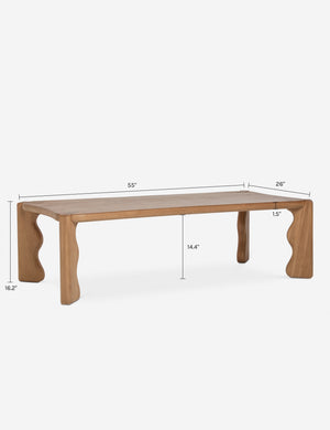 Open Box: Grifo Coffee Table, Natural by Aimee Song