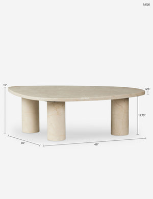 Mariano Coffee Table : Merlot Marble / Large
