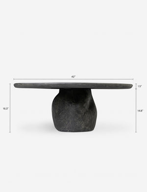 Orozco Round Coffee Table : Black