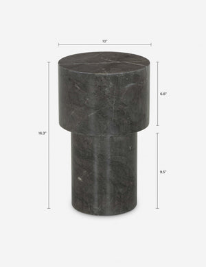 Rishi Side Table : Gray Marble
