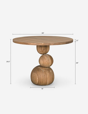 Roark Round Dining Table : Natural Oak