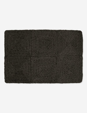 Havenhurst Handmade Jute Rug Swatch by Jake Arnold, Washed Black
