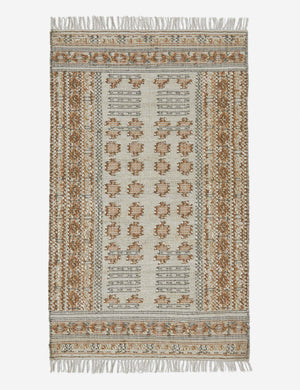 Keziah Flatweave Jute-Blend Rug Swatch, Slate