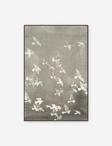 Open Box: Migratory Pattern 2 Wall Art, Gray, 40.25" x 60.25"