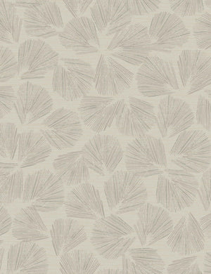 Elora Leaf Wallpaper Swatch by Christiane Lemieux, Natural