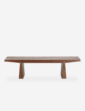 Mclain sculptural reclaimed wood coffee table