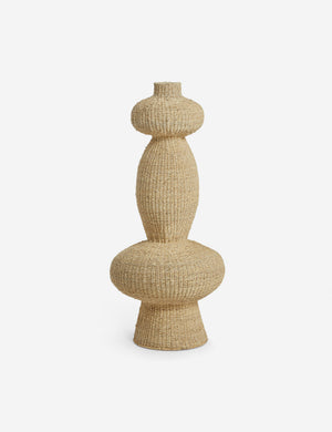 Lilia woven decorative floor vase.