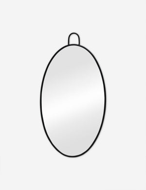 Loop hanging oval wall mirror