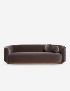 Open Box: Lowry Sofa, Mink Velvet