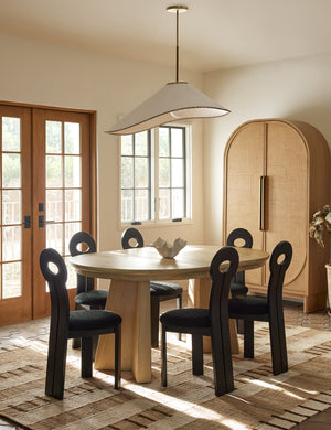 Open Box: Nycola Extendable Oval Dining Table, Natural Oak 44