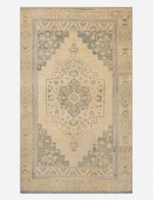 Vintage Turkish Hand-Knotted Wool Rug No. 610, 6'1