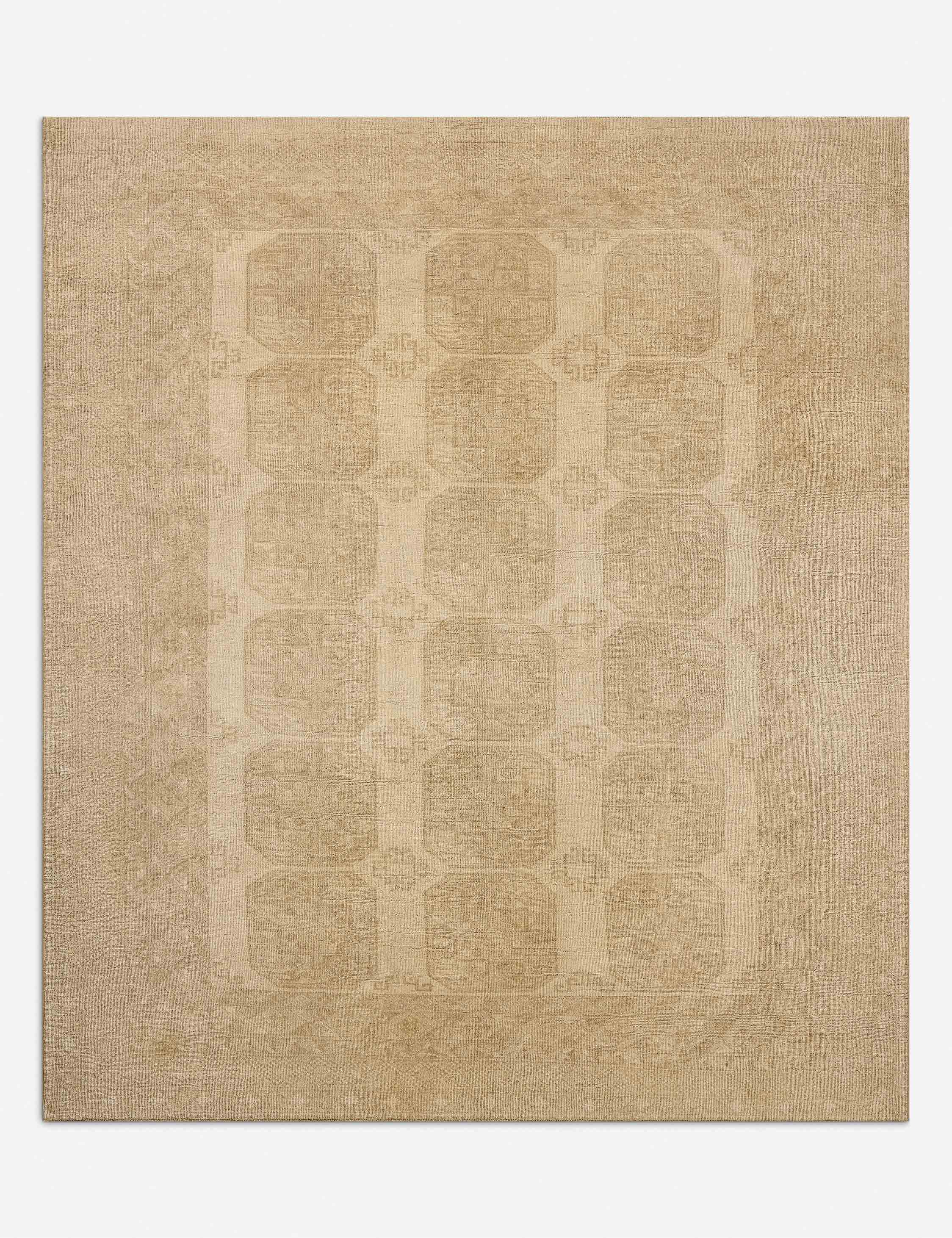 Vintage Turkish Hand-Knotted Wool Rug No. 608, 8'2" x 9'9"