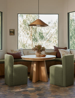 Open Box: Nycola Extendable Oval Dining Table, Natural Oak 44