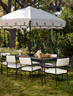 Salento 6' Square Outdoor Umbrella : Raven