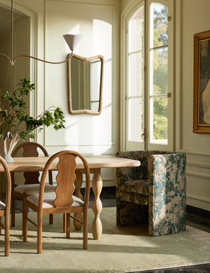 Enfield Dining Chair : Navy Linen