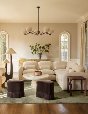 Neve Corner Sectional Sofa by Aimee Song : Balsam Classic Velvet / 127