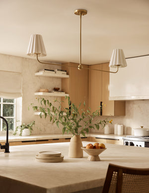 Matthews Linear Chandelier : Brass / 45