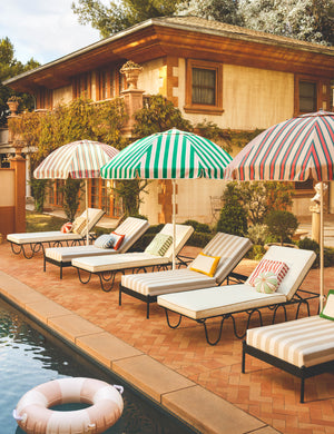 Leni Outdoor Chaise : Oat Sunbrella Play