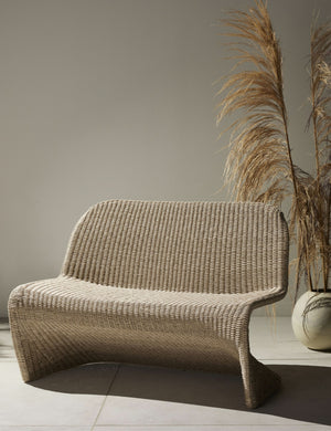 Manila Indoor / Outdoor Dining Bench : Tan