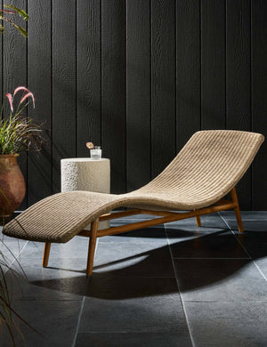 Manila Indoor / Outdoor Chaise : Vintage Coal
