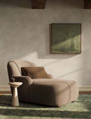 Preston Chaise : Natural Sheepskin