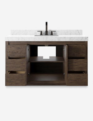 Open Box: Catalan Bath Vanity, Espresso Oak 55