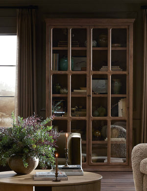 Torrado Curio Cabinet : Natural Oak