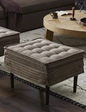 Cole Square Ottoman by Amber Lewis x Four Hands : Gilt / 24