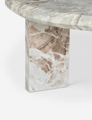 Open Box: Kapala Coffee Table, Taupe Marble Large