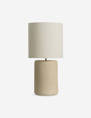 Elkin tone-on-tone design ceramic table lamp
