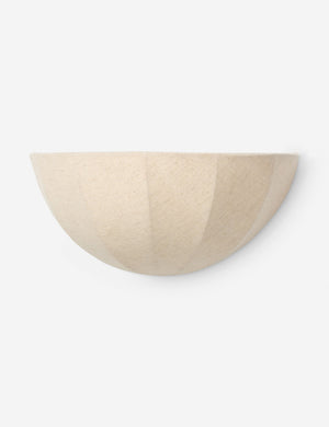 Mahan linen up-ight wall sconce