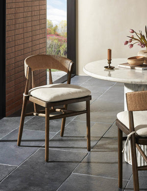Open Box: Hainey Dining Chair, Brown Oak