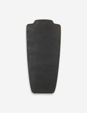 Back of the Armond crest-shaped slim frame full length mirror
