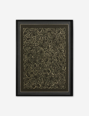 Cream On Black Glimmer by Laurel-Dawn Latshaw