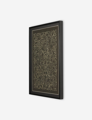 Cream On Black Glimmer by Laurel-Dawn Latshaw