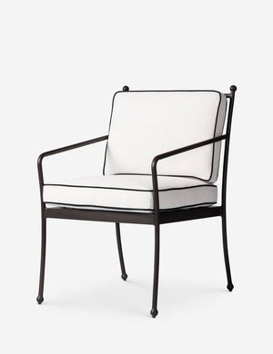 Open Box: Gracen Outdoor Dining Arm Chair, White