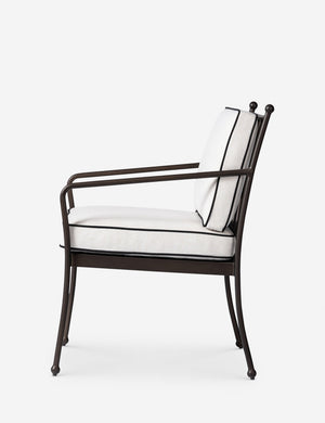 Open Box: Gracen Outdoor Dining Arm Chair, White